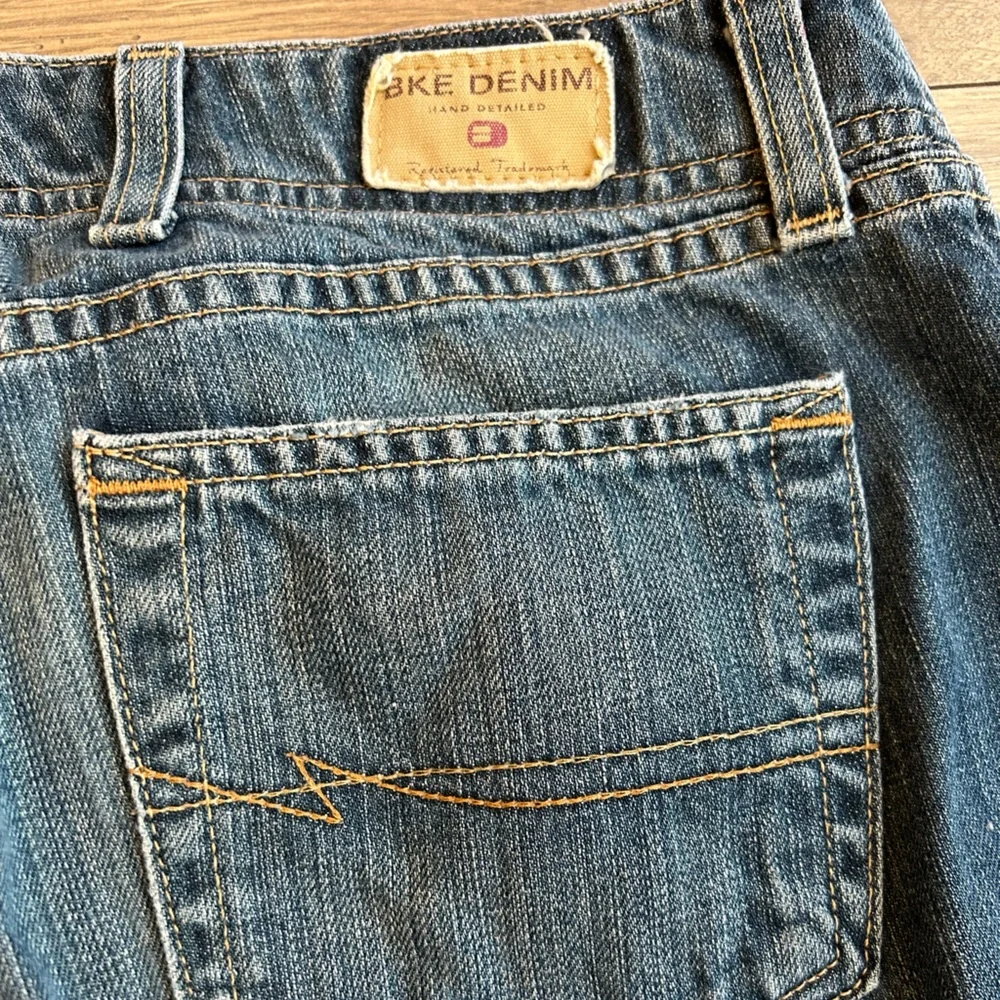 BKE Dark Blue Denim Long Shorts
